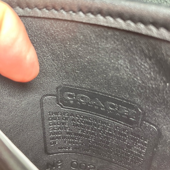 SOLD*** Vintage Coach Scooter Bag 9893, EUC in Black - Picture 10 of 10